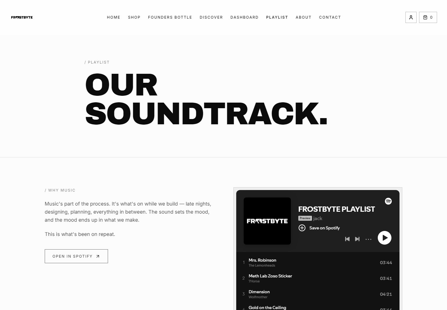 Our Soundtrack