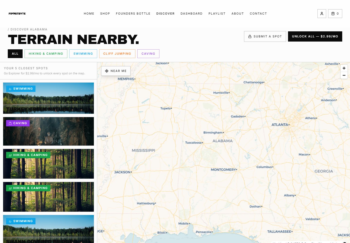Terrain Nearby